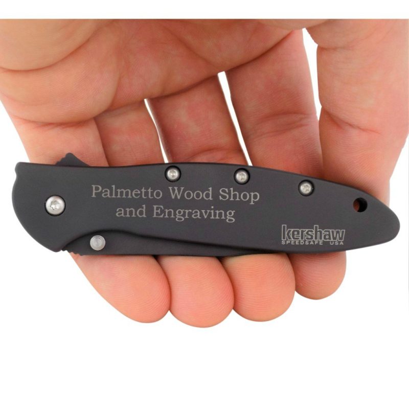 Kershaw Leek 1660CKT, PERSONALIZED Engraved Pocket Knife