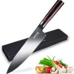 WACOOL Chef Knife Pro Kitchen Knife 8 Inch High Carbon Stainless Steel Sharp with Ergonomic Handle