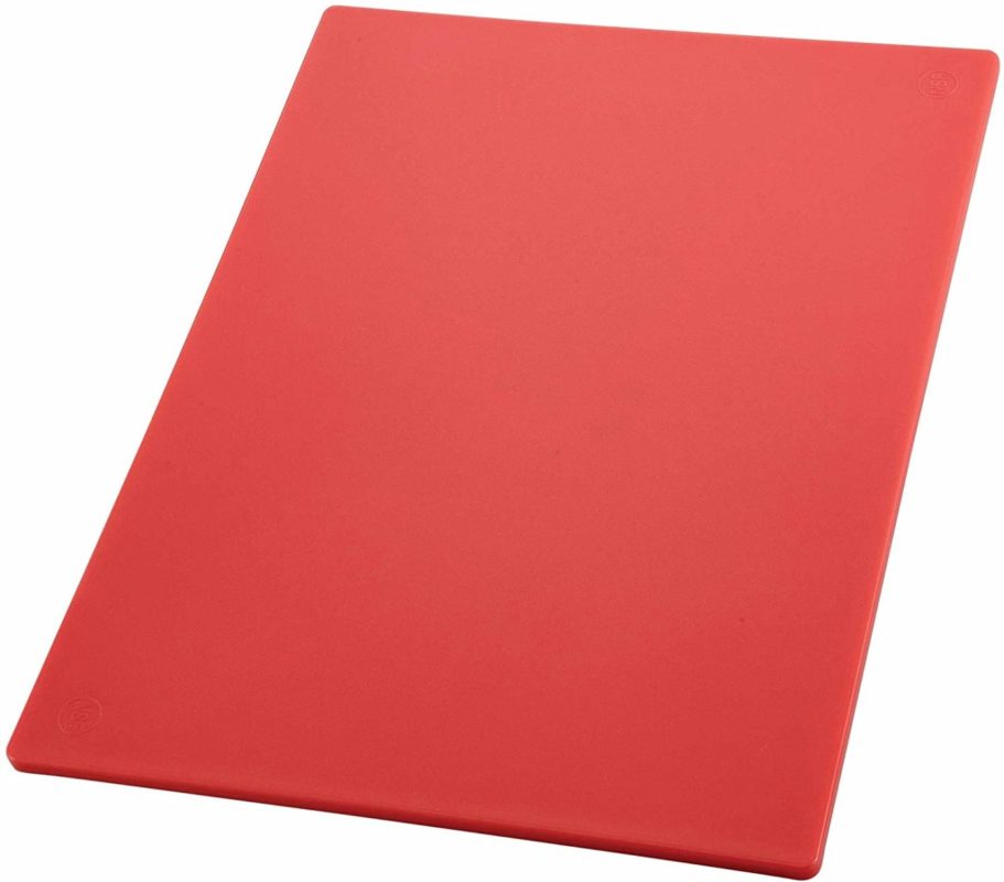 Winco Cutting Board, 12 by 18 by 1 by 2 Inch, Red