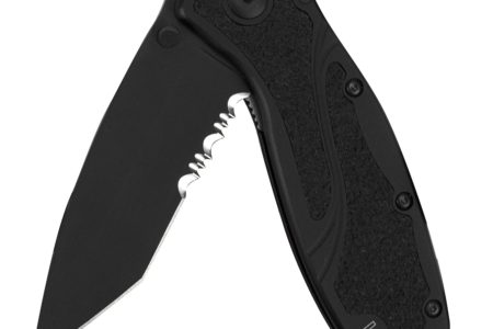 Kershaw Blur Tanto Black Serrated Pocket Knife (1670TBLKST)