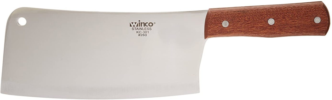 Winco 8 inches Heavy Duty Chinese Cleaver