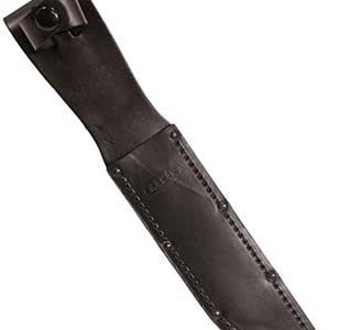 KA-BAR 1211S, Leather Sheath for 7 Inches Knife Blade, Black