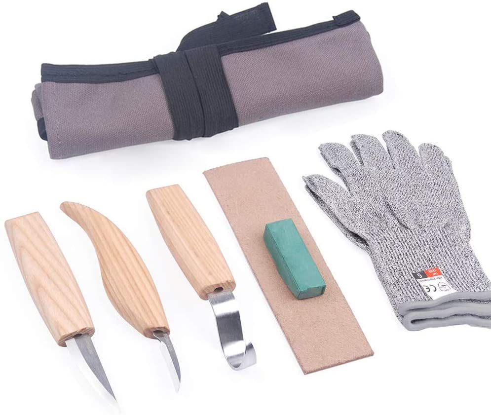 Wood Carving Tools Set+Cut Resistant Gloves