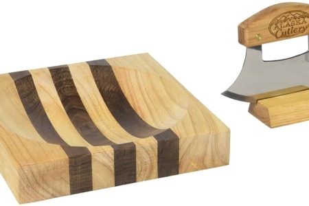 Alaska Ulu Knife Set-Curved Knife