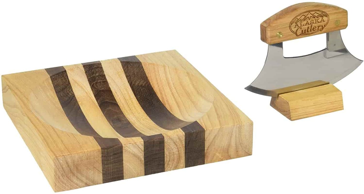 Alaska Ulu Knife Set-Curved Knife