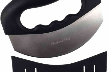 Checkered Chef Mezzaluna Chopper - Rocker Knife