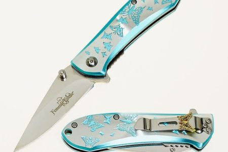 FEMME FATALE FF-A010LB Spring Assist Folding Knife