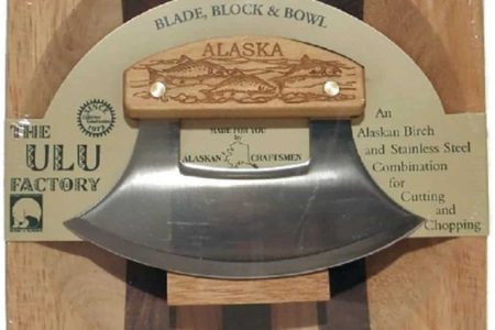 Large Alaska Ulu Bowl Set