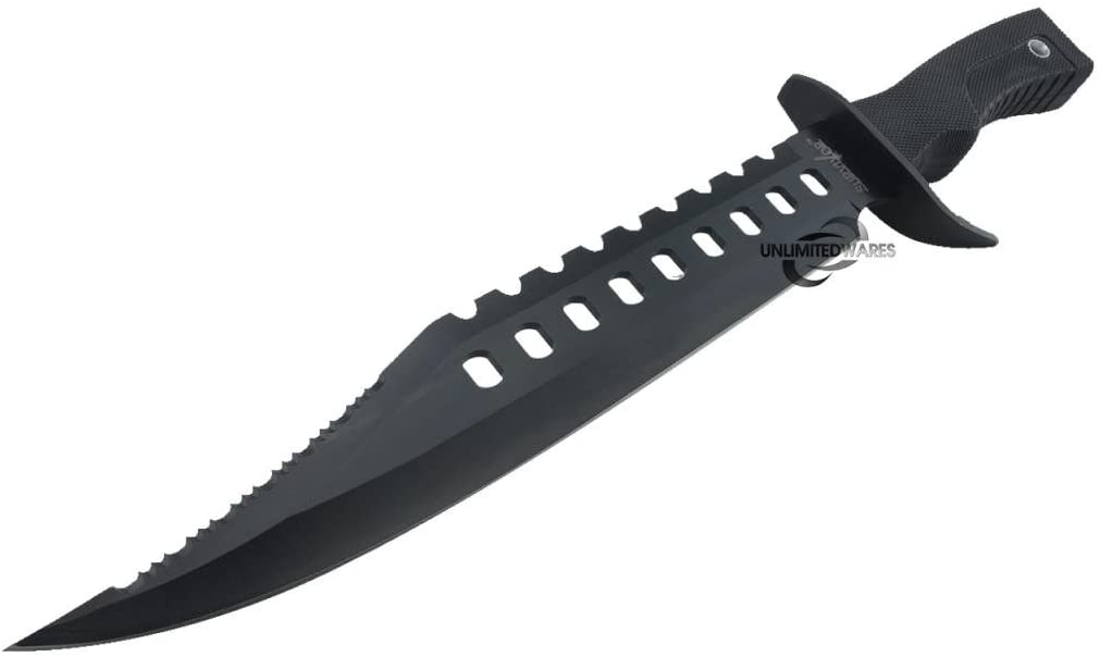 New! 17 Tactical Hunting Rambo Full Tang Fixed