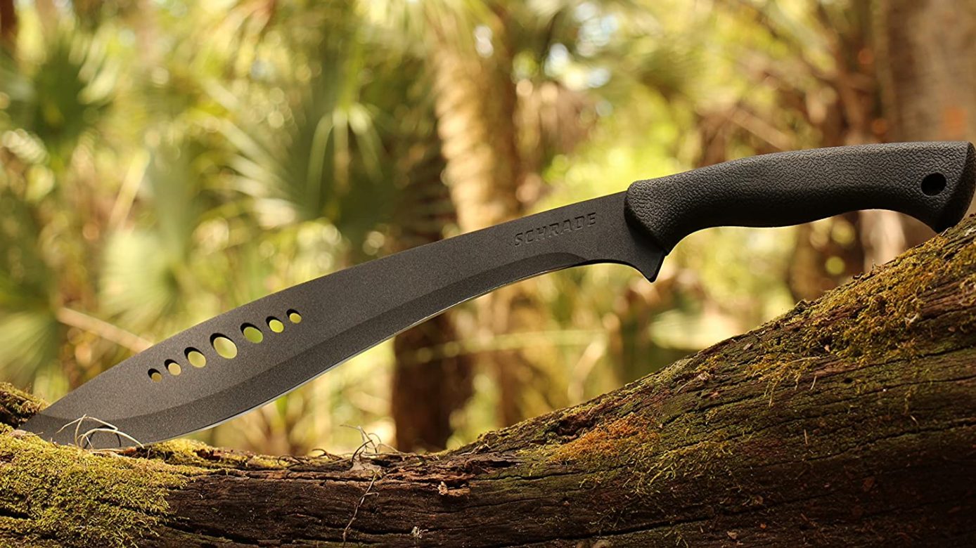 . Schrade SCHKM1 19.7in Kukri Machete