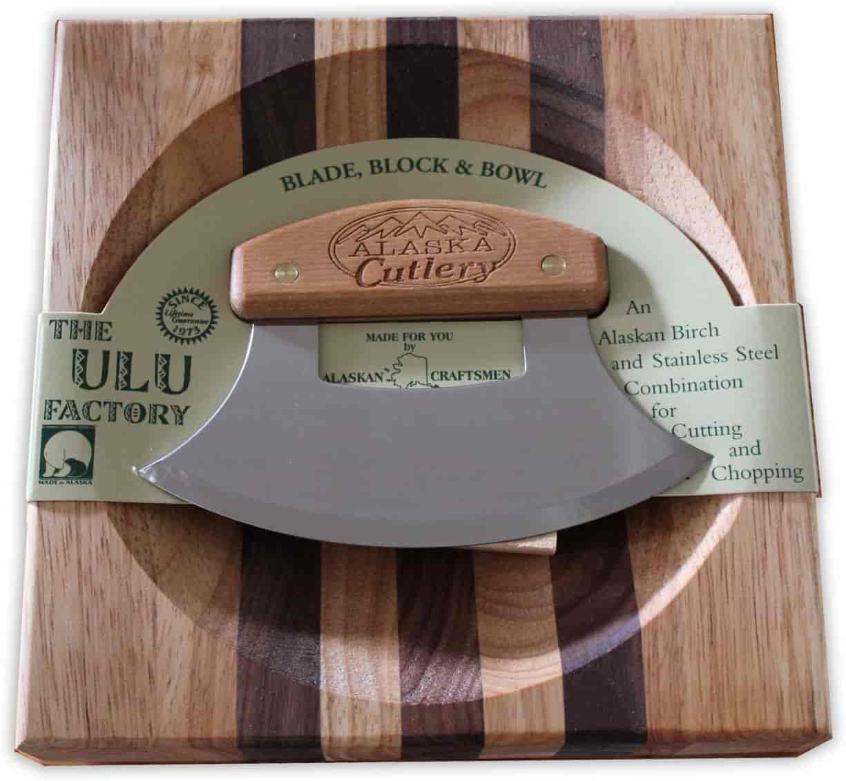 Ulu Factory Ulu Bowl set Birch Handle