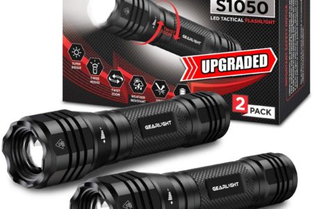 GearLight LED Flashlights S1050 [2 Pack]