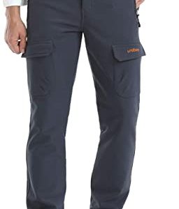 Unitop Men's Winter Warmth Hiking Pants Water-Resistant Ski Snow Pants