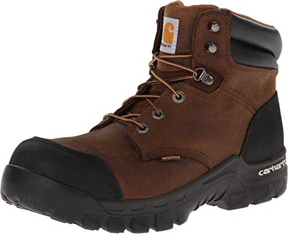 Carhartt Men's CMF6380 Rugged Flex Six Inch Waterproof Work Boot