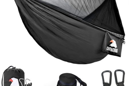 covacure Camping Hammock with Net